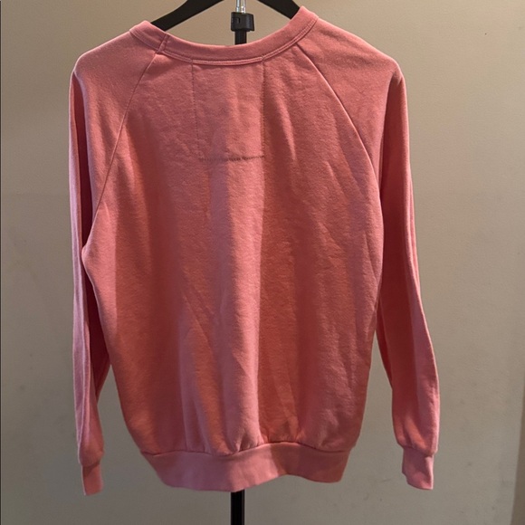 AV Pink Sweatshirt with Heart Patch - Picture 4 of 5